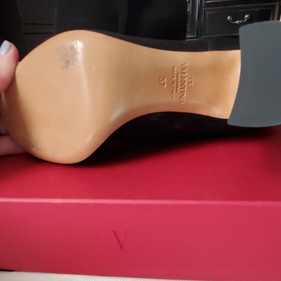 Valentino rockstud booties sz 37 - Picture 3 of 4